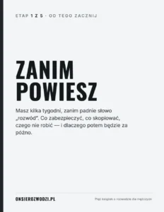 Okładka: Zanim Powiesz