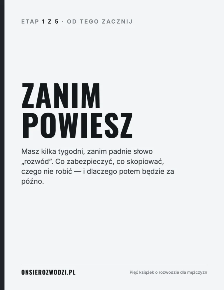 Okładka: Zanim Powiesz
