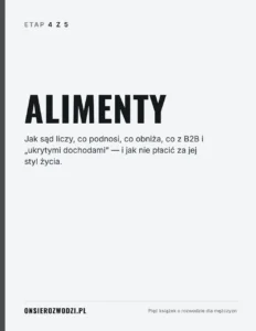 Okładka: Alimenty